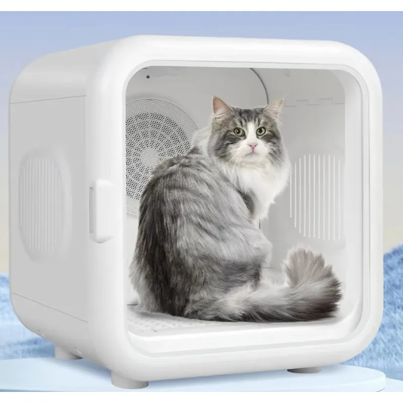 Large Capacity Fully Automatic Smart Pet Dryer Box Household Dog Hair Dryer Sterilization Disinfection Features Made Plastic