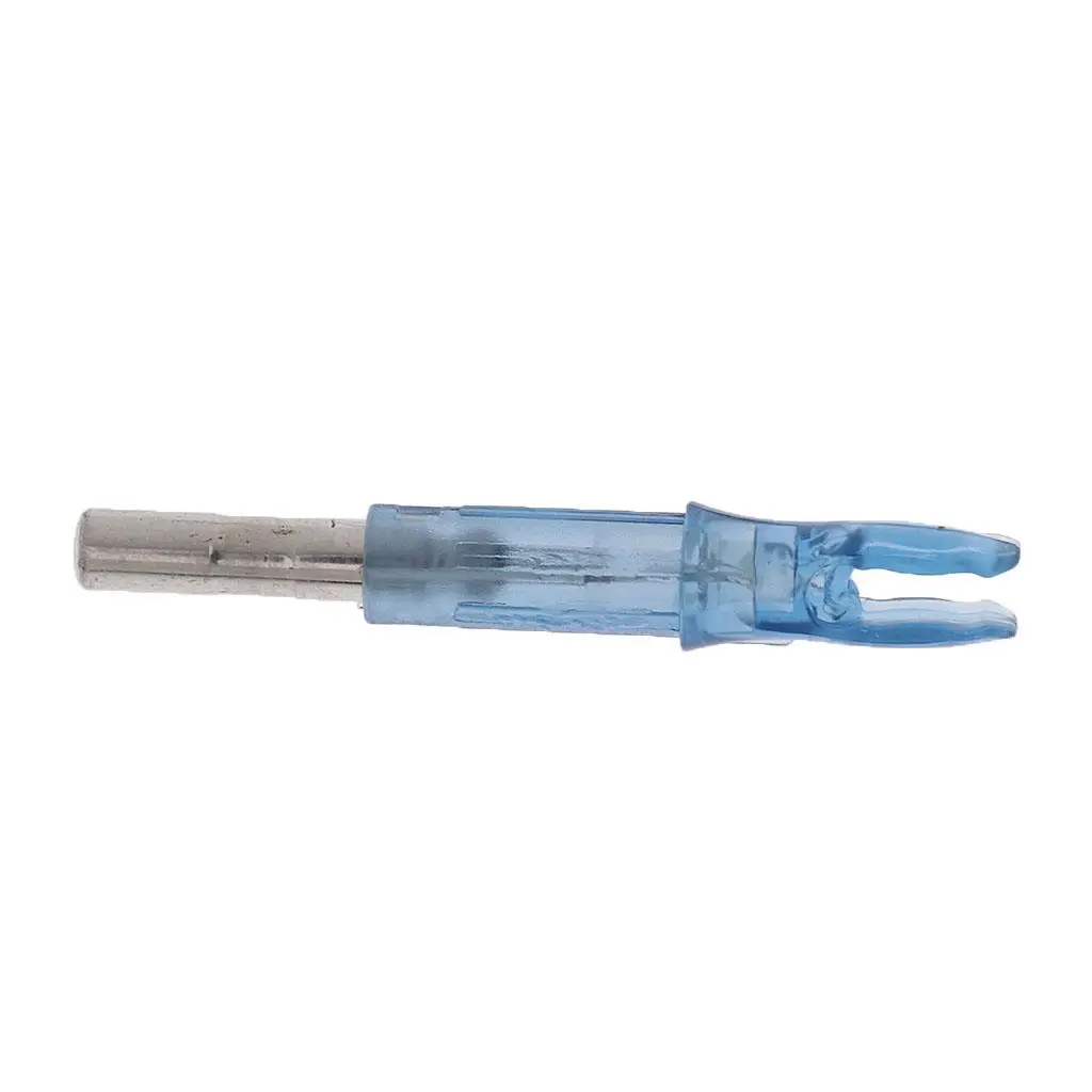 

Lighted Nock Arrow Tail Archery Nock Accessory Fit for 6.2mm Arrow Shaft Compatible with Bows