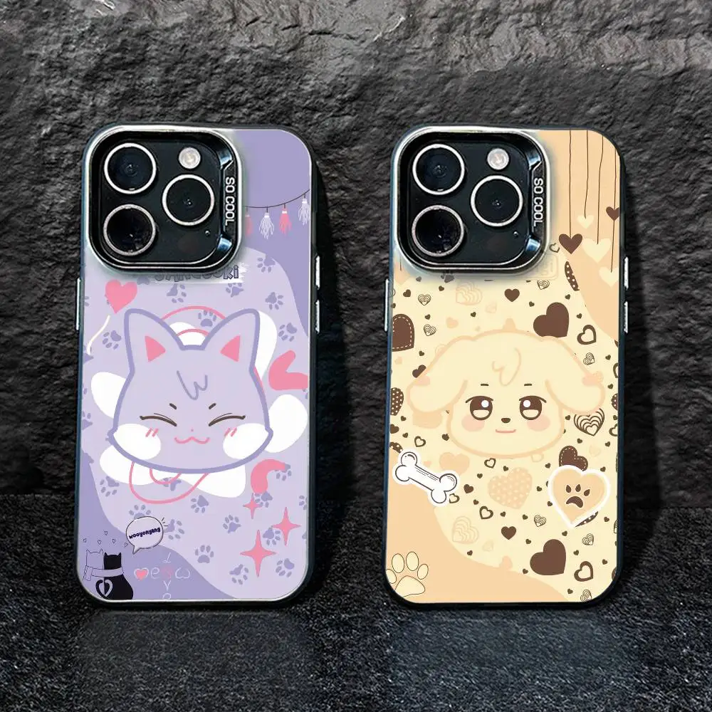 

Hot I-ATEEZ Kpop Phone Case For iPhone17, 16,15,14,13,12 Pro Max Black Candy Matte Shockproof Cover