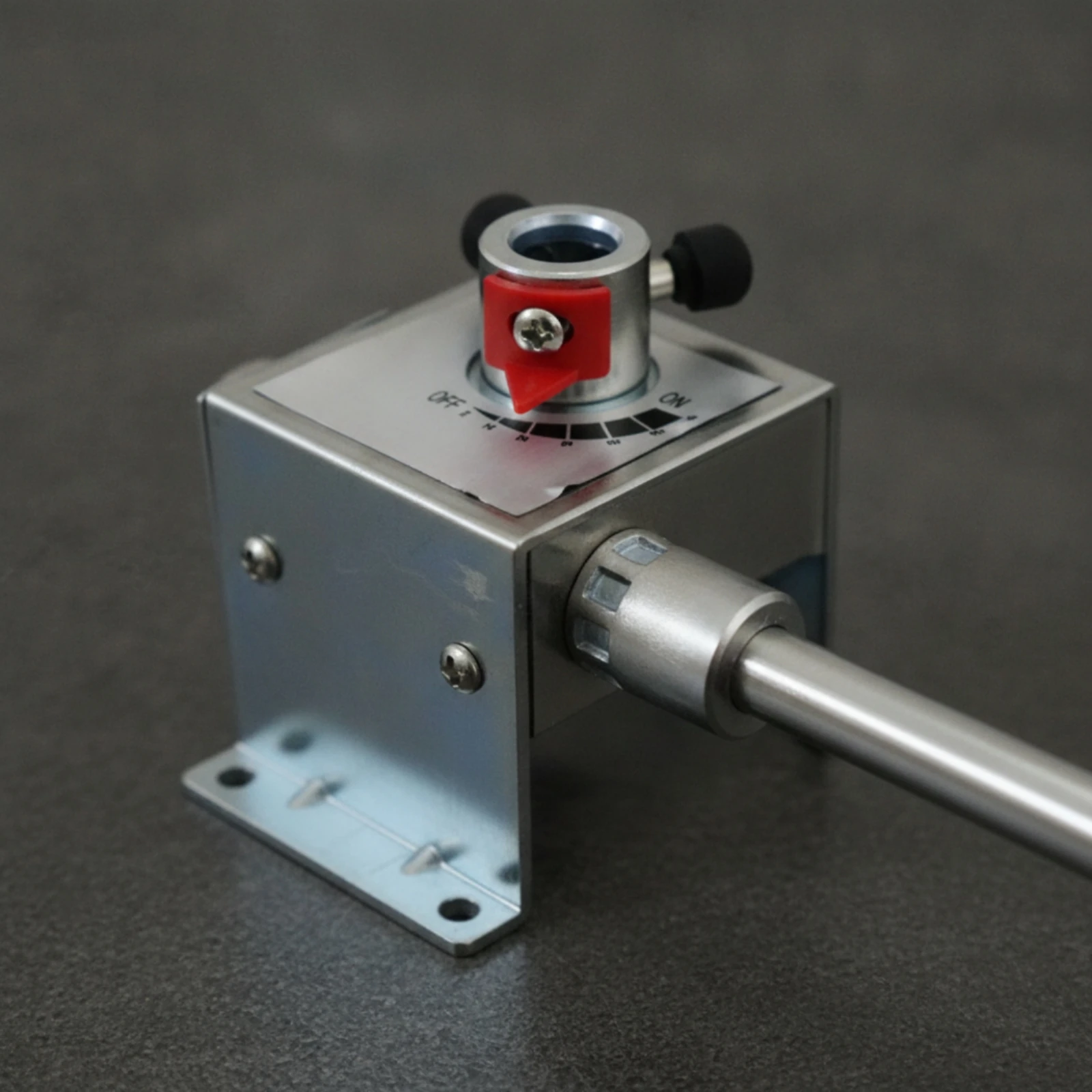 Ventilation Control Device Compact Stainless Steel Manual Air-Damper Actuator for HVAC Technicians, Ductwork, Workshop Machinery