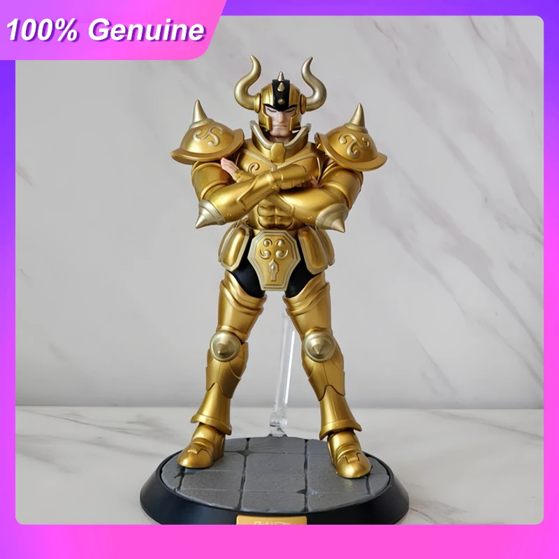 

New 100%Genuine Blokees Blockman Saints Beyond Version Taurus Aldebaran Action Figures Desktop Ornament Collection Birthday Gift
