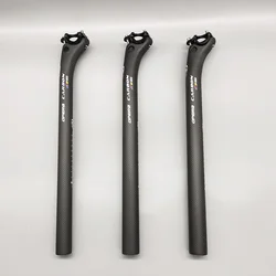 2024 Carbon Seatpost 27.2/30.8/31.6mm matte/Gloss 3k Carbon Fiber MTB/Road Bicycles Carbon Fiber seat post Light seat tube