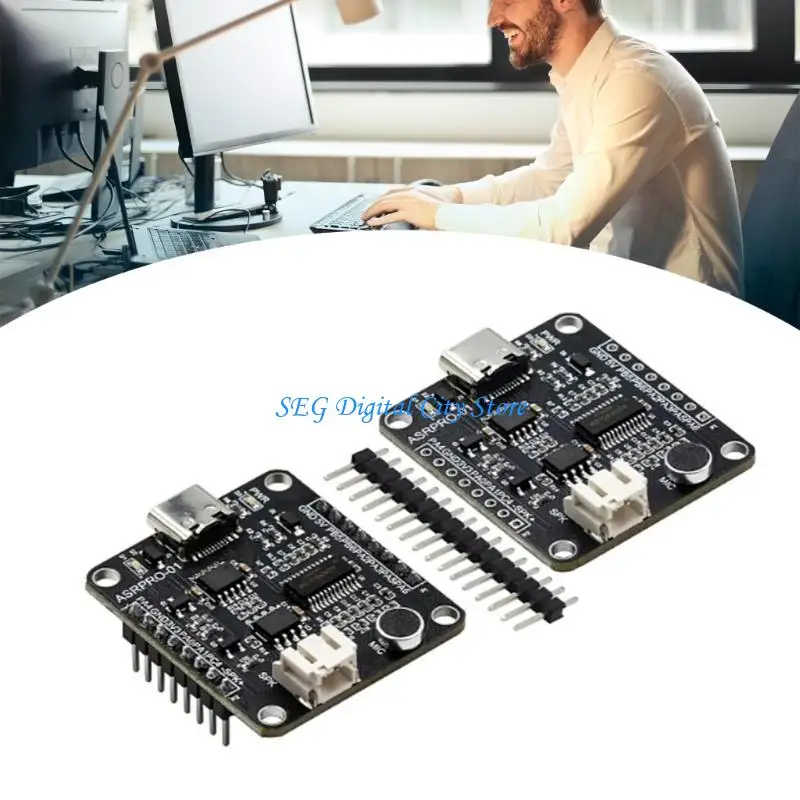 

U75B ASRPRO Модуль голосовых интеллектуальных речевых команд с флэш-памятью 4 МБ для робототехники и автоматизации