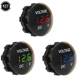 DC 12V-24V Digital Panel Voltmeter Voltage Meter Tester Led Display For Car Auto Motorcycle Boat ATV Truck Refit Accessories