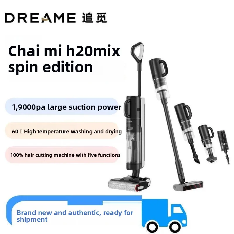 Original DREAME H20Mix Floor Washing Machine Cleaning, Mopping and Vacuuming Machine Household Appliances Hot Air Quick Drying