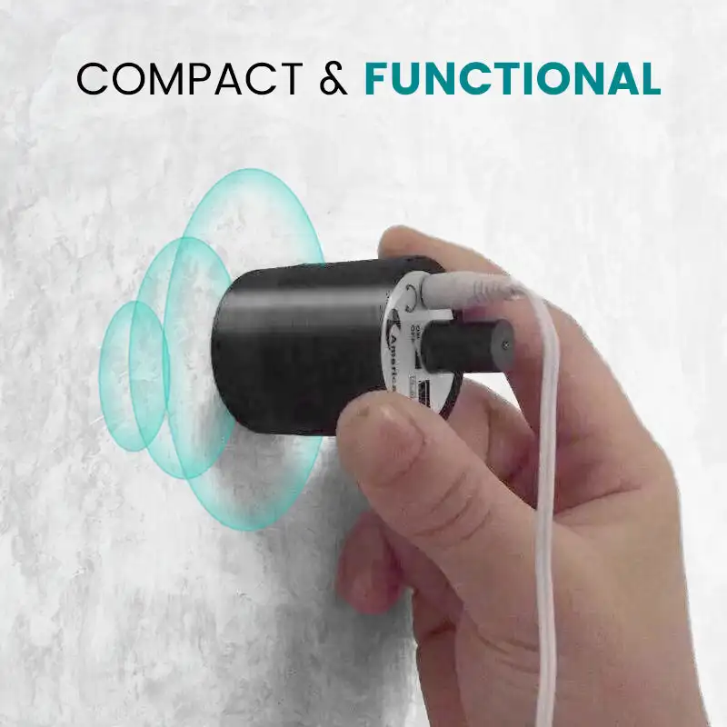 Rilevatore di perdite d'acqua con cavo per cuffie bianco morbido ad alta sensibilità da 110 cm Rilevatore di suoni multifunzionale per perdite d'acqua di tubi