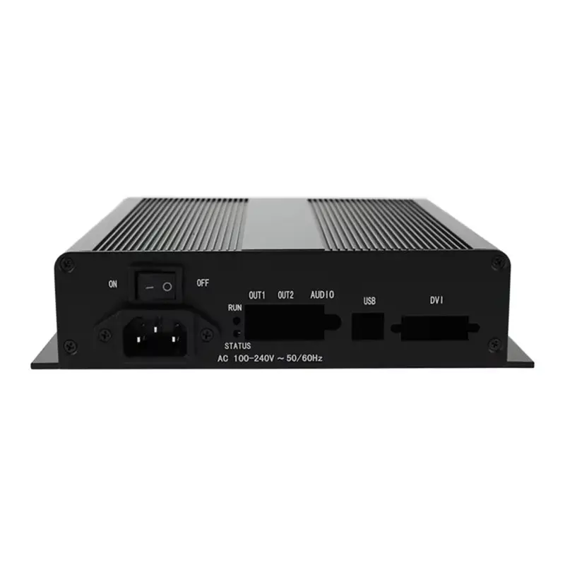 B86B LED Sending Controller Box LCB300 for Linsn TS802D Sending Card Control LED Screen AC220V EU Plug Black Metal