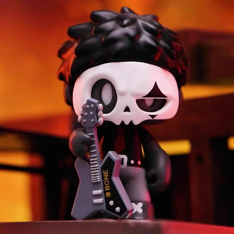 

Mr. Bone Junior Live In A Zombie World Series Mystery Blind Box Mini Pvc Figurine Cartoon Decor Collectible Model Birthday Gift