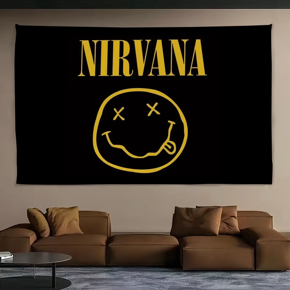 Band Hot flag For Art Science Fiction Room Home Decor Wall Hanging Home Decor Banner N-Nirvana