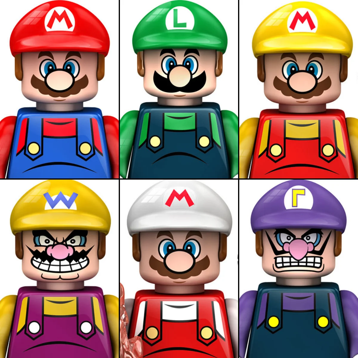 ديزني KDL805 شخصية الرسوم المتحركة سوبر ماريو اللبنات الأطفال ألعاب الطوب الصغيرة هدايا عيد الميلاد #1