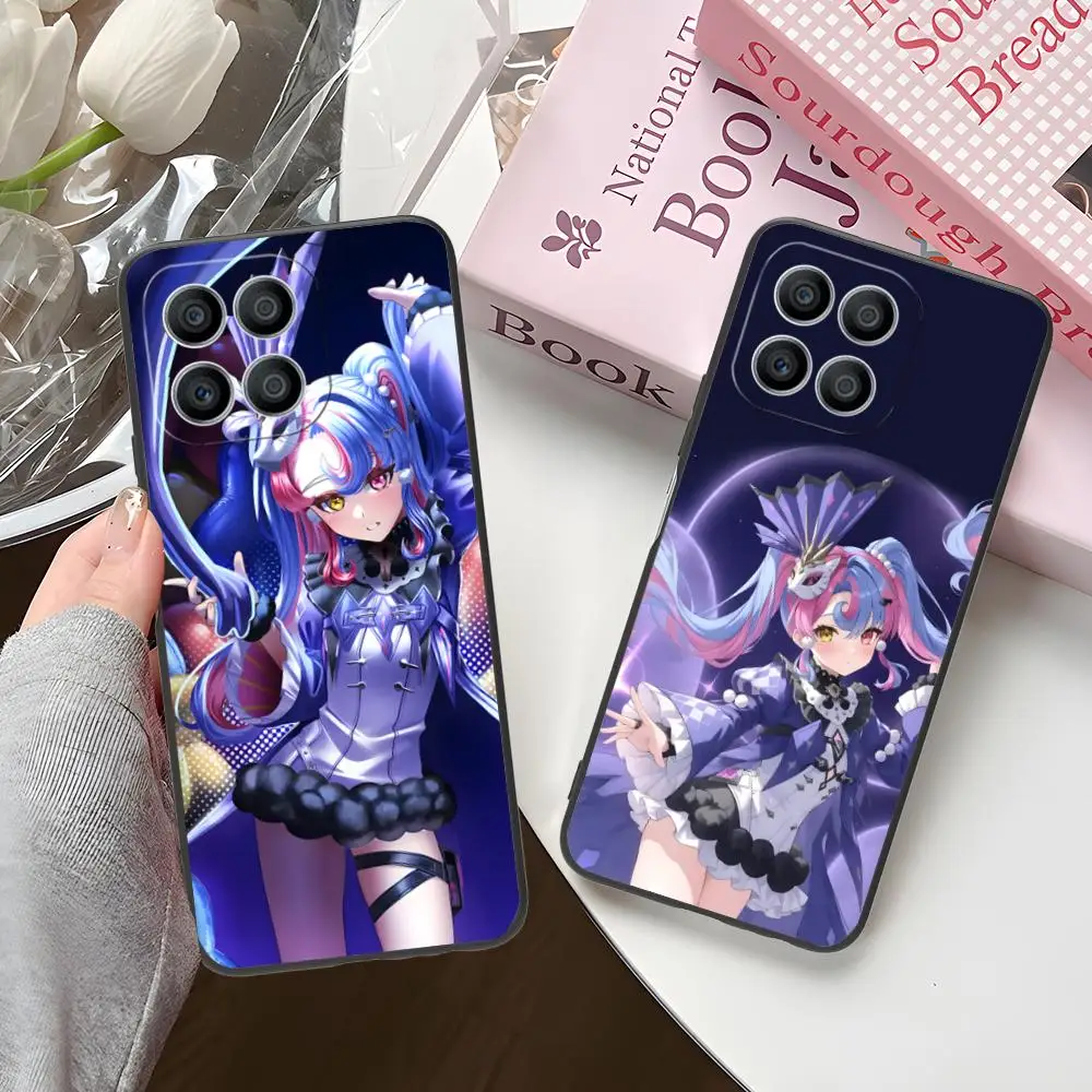 

Wuthering Waves Roccia Phone Case for Honor 90 80 70 60 50 30 20 10 9 8 7 Pro S SE Lite 5G Black Cover Cellphones Luxury