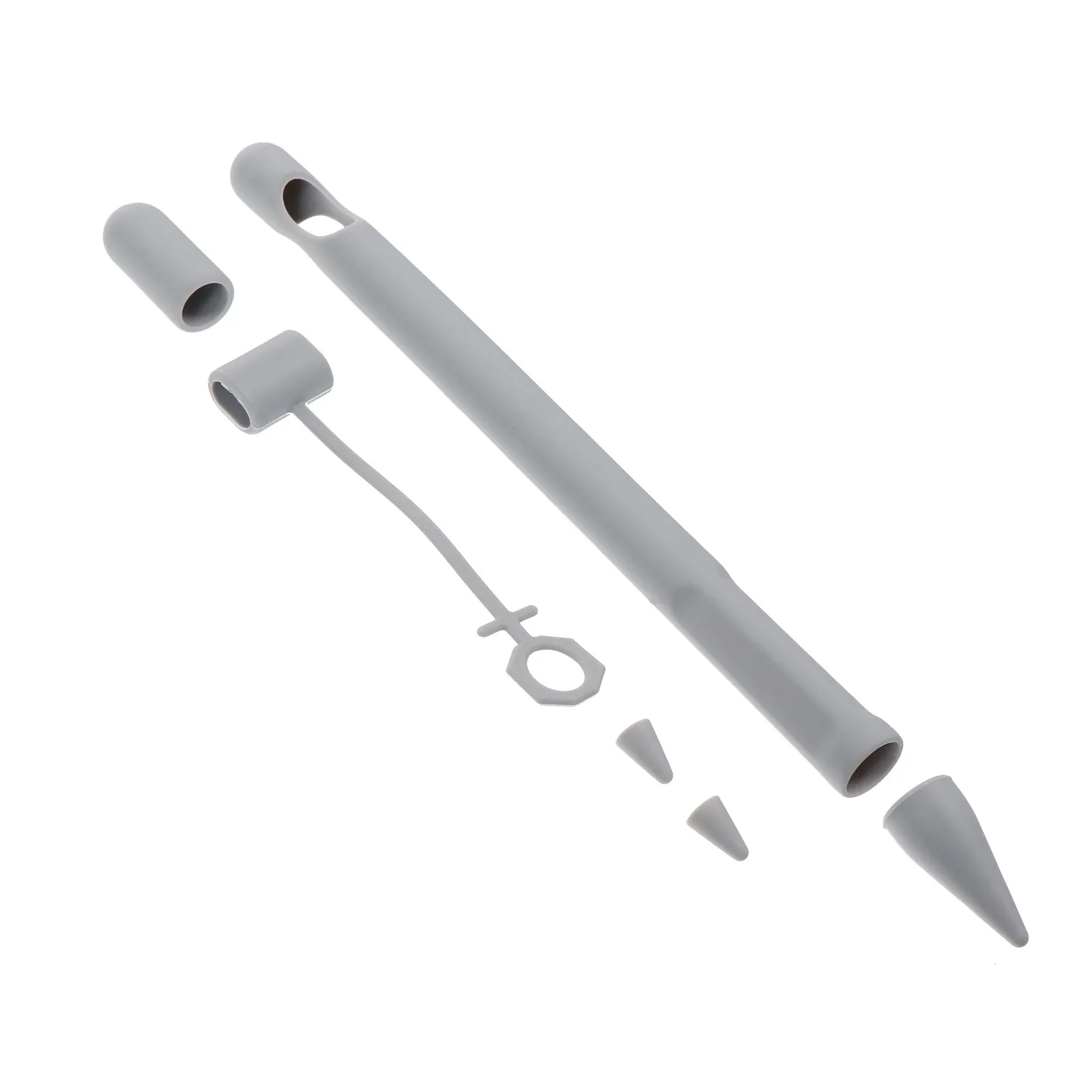 2-Pack Silicone Pencil Protective Covers for 1St Generation Non-Slip Grip Stylus Cover Scratch Protection Lovely