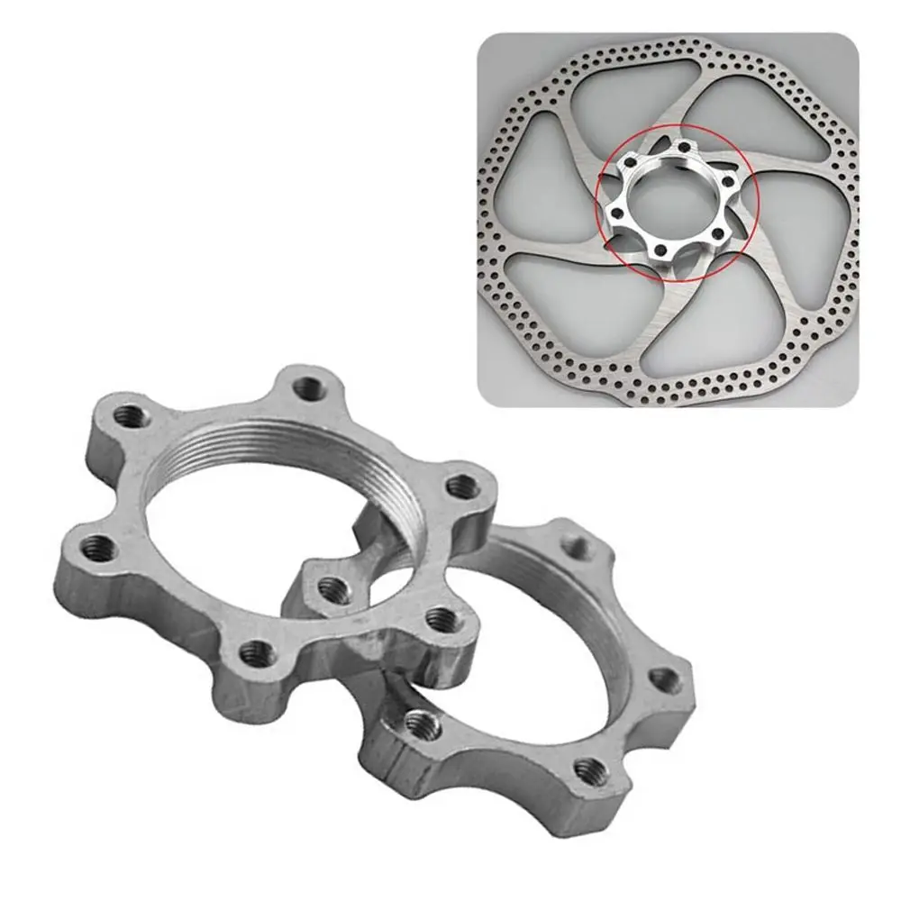 Threaded Hubs Disk 44MM/48MM Flange Pull Seat Threaded Disc Brakes 6 Bolt Flange Adapter Disc Brake Rotor Modified Disc Brake