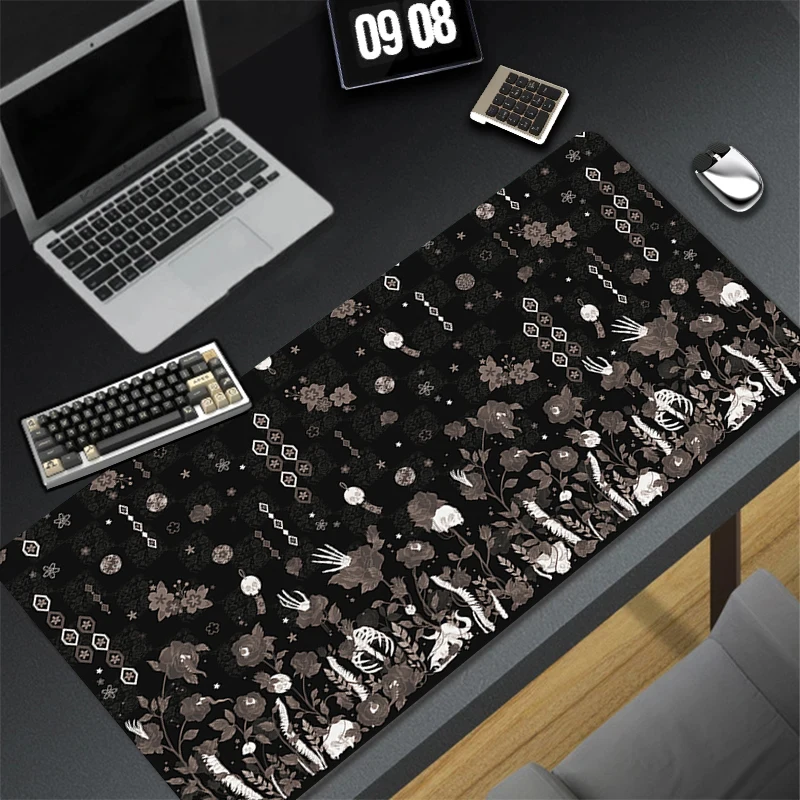 

Anime HD Print Mouse Pad Gaming Terror Skeleton Mousepad Rubber Computer Soft Mouse Mat Gamer Accessories Non-slip Keyboard Pad