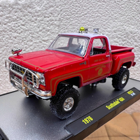 Diecast 1:64 Scale 1976 Scottsdale 4X4 K20 Pickup Truck Alloy Simulation Car Model Classic Adult Collection Static Display