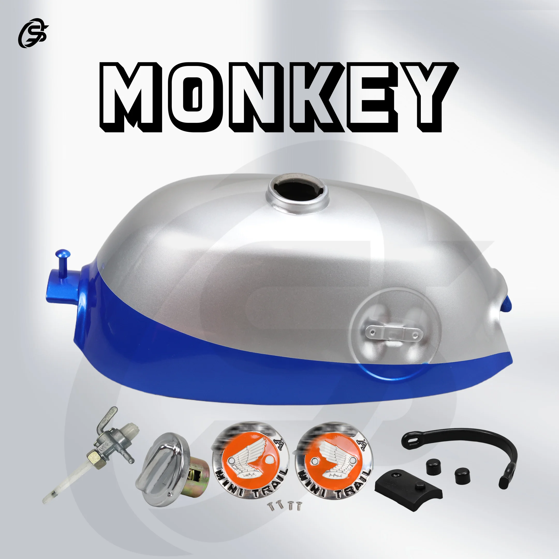 Z50 K0 K1 Blue Silver Fuel Tank Kit Z50 Monkey Gas Tank Set Motorcycles Parts Z50 Accessories