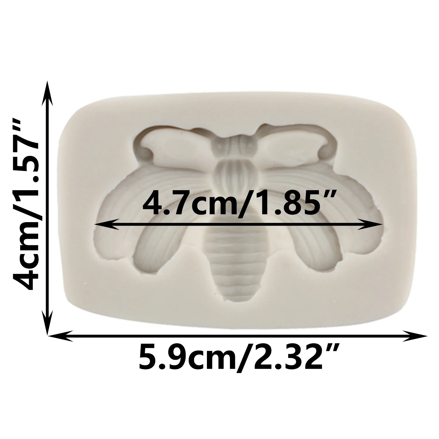 Queen Bee Silicone Molds Insect Cupcake Topper Fondant Cake Decorating Tools Jewelry Resin Clay Candy Chocolate Gumpaste Moulds