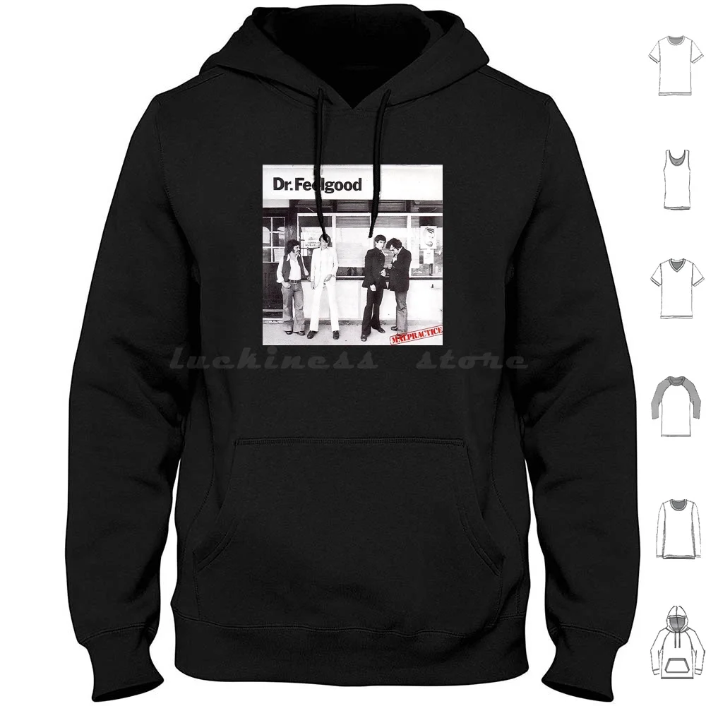 Dr. Feelgood Malpractise Hoodies Long Sleeve Dr Feelgood Feelgood Dr Feelgood Malpractise Malpractise Album Band Pub