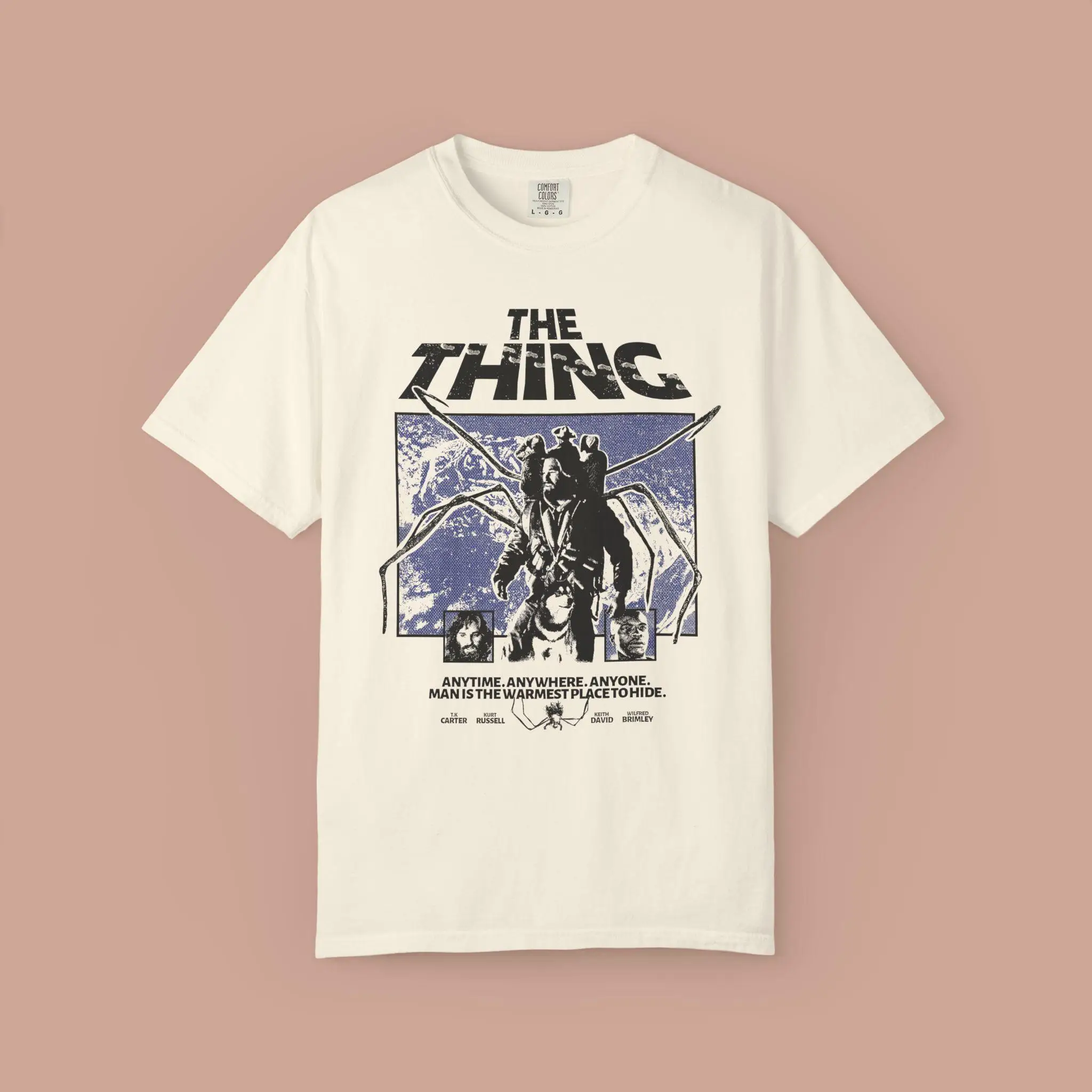 The Thing 1982 Movie Classic Still Graphic Print T-Shirt Men Women Streetwear Fashion Oversized Top O-neck Cotton Summer New Tee
