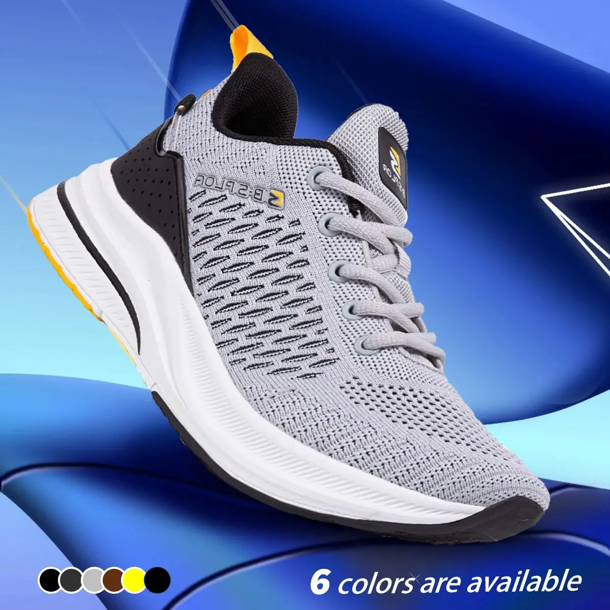 

Мужские кроссовки Baasploa, брендовые повседневные легкие дизайнерские кроссовки из сетчатого материала, мужские дышащие спортивные прогулочные кроссовки на шнуровке