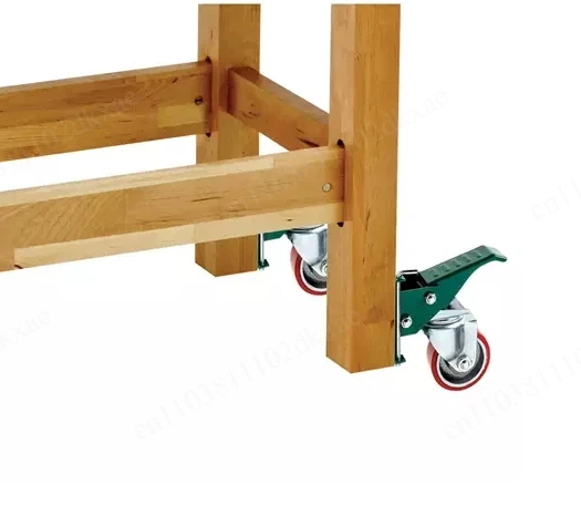 3 inch iron core polyurethane heavy duty casters, woodworking table pedal lift casters