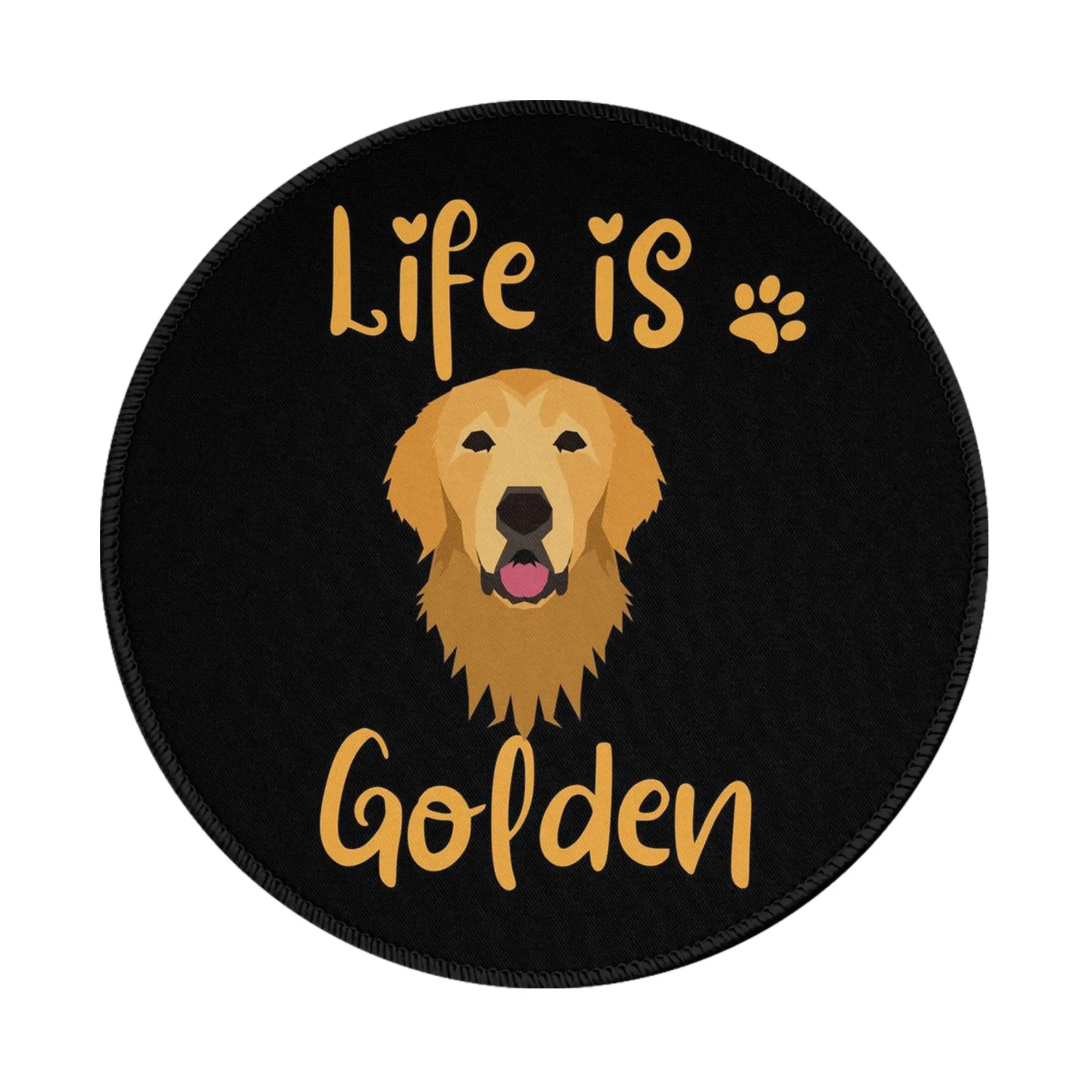 GOLDEN RETRIEVER quote Mouse Pad Computer Keyboard Mouse Mat Gamer PC Laptop Desk Mat Office Accessories Table Mats