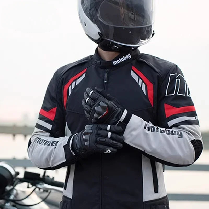 Motoboy inverno motocicleta roupas de equitação de inverno para homens à prova de vento quente lazer jaqueta e calças roupas da motocicleta