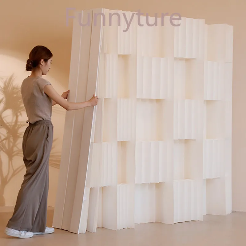 Movable Paper Screen Partition False Wall Office Baffle Space Divider - Create Two Rooms with New Partition Wall Solution