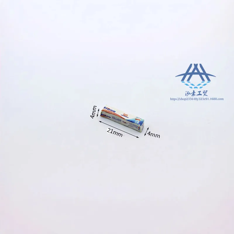 1:12 Miniatuur Zeep Tandpasta Poppenhuis Accessoires Microscopische Scène Fotografie Props Creatieve Poppenhuis Decoratie Model