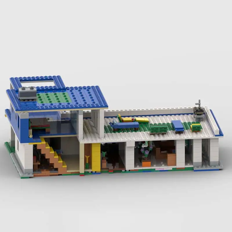 

MOC-194576 City Landmarks Architectural Bauhaus Building Blocks Assembly Model Toys Children's Christmas Gifts