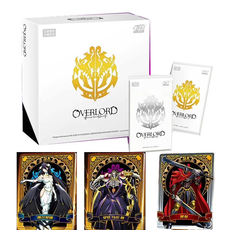 

OVERLORD Ainz Ooal Gown Limited Edition Rare Collectible Cards - First Edition Anime Peripheral Games Collection Cards Toy Gift
