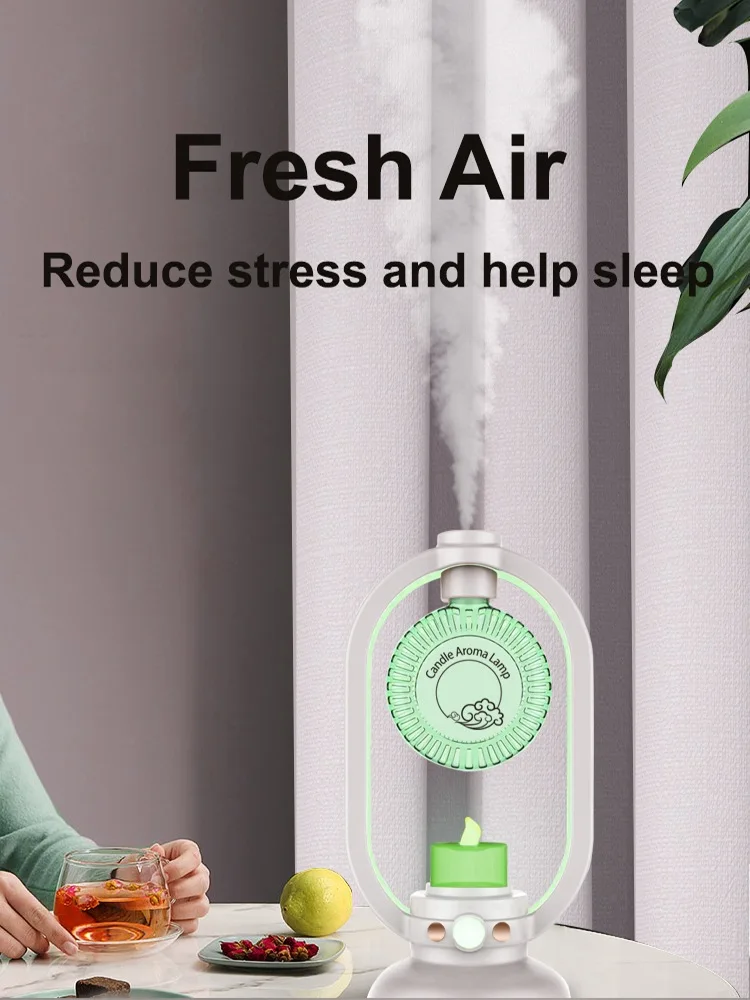 Diffusori per umidificatore ad aria aromatica fragranza Mist Maker deodorante per aromi diffusore per la casa oli essenziali per lampada a candela per camera