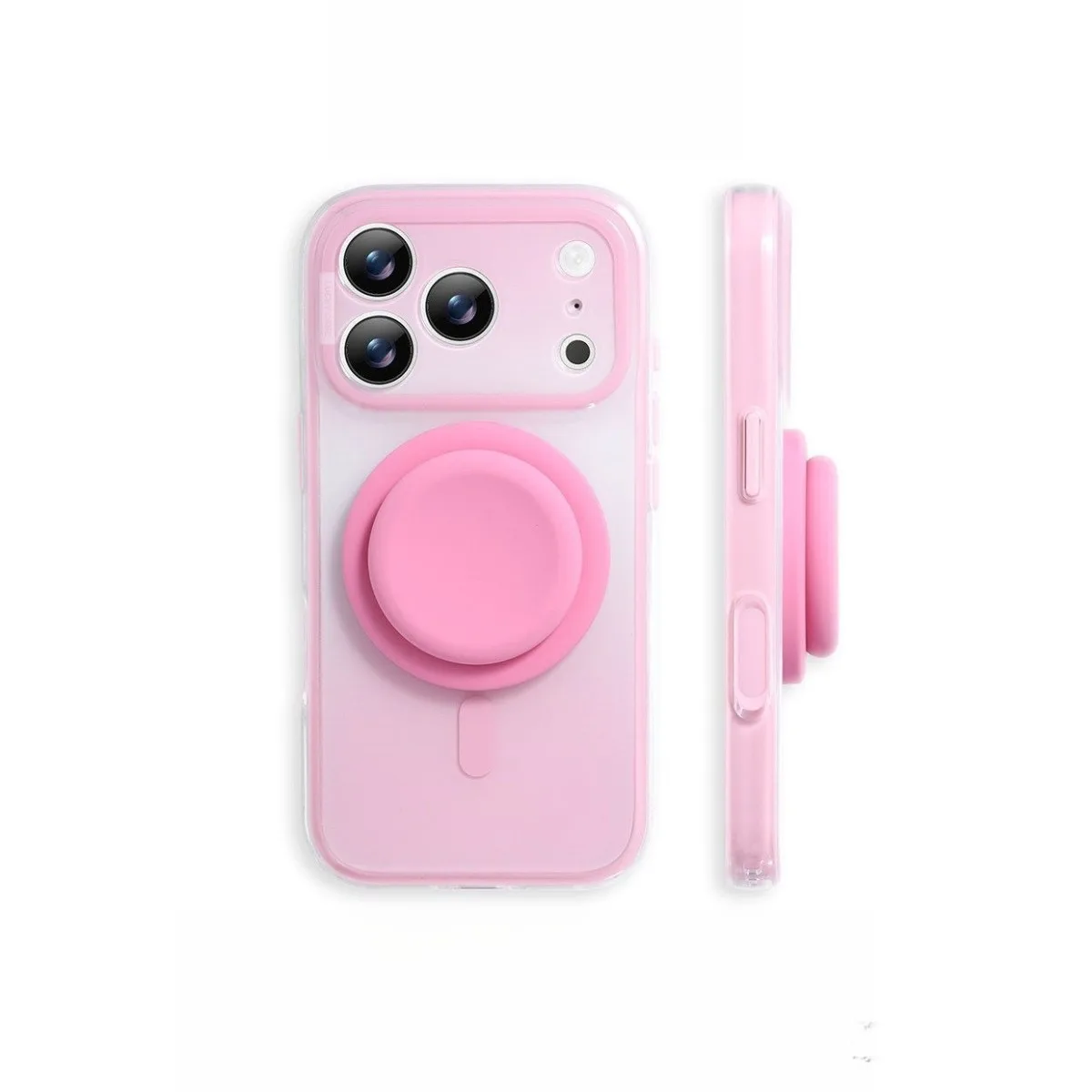 

Silicone Magnetic Phone Holder For iPhone 17 16 Samsung trong Magnet Grip Socket Soft Stand Portable Anti Drop Support For girls