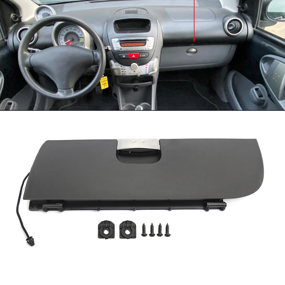 

Черная крышка перчаточного ящика для Toyota AYGO для Peugeot107 для CitroënC1 2005-2015 PZ416-9340300, крышка перчаточного ящика автомобиля