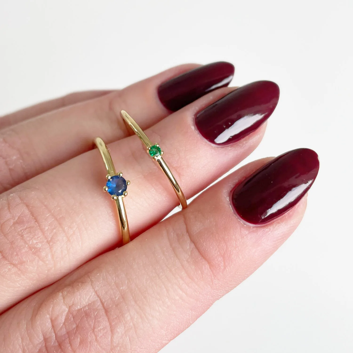 Little Thin Dainty Pinky Rings For Women Gold Color Zirconia Wedding Engagement Bride Finger Ring Jewellry Fashion Jewelry R246