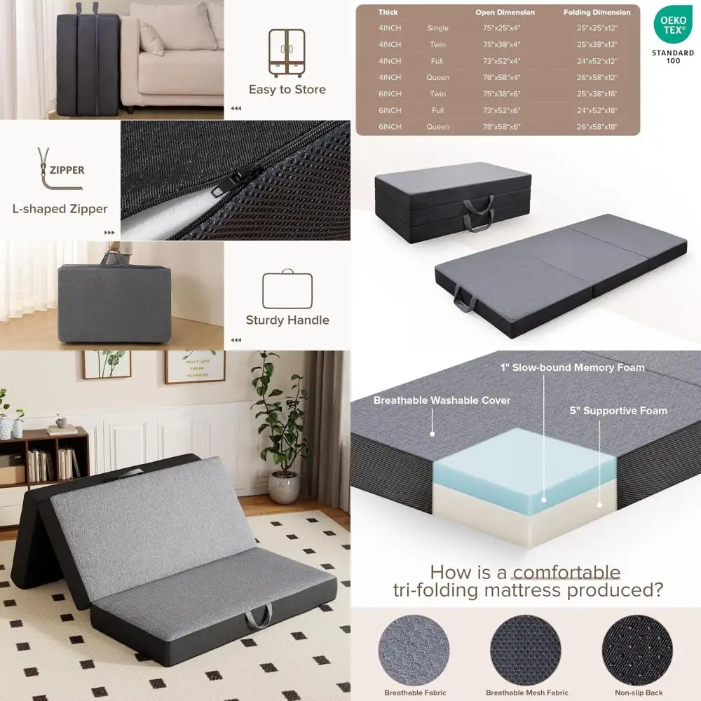 Tri Folding Mattres… - image