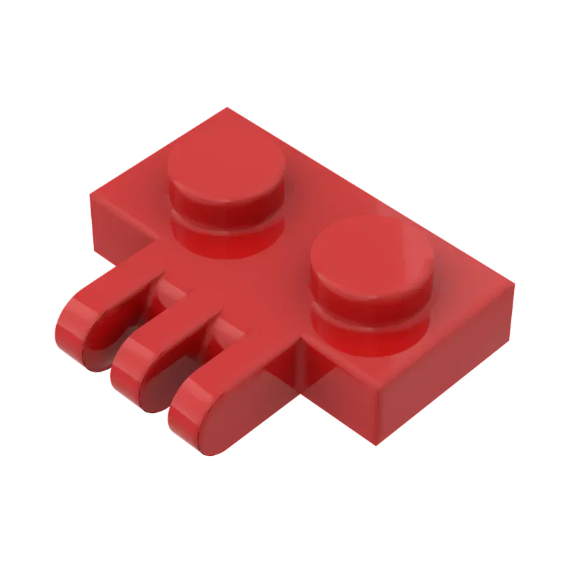 MOC 10PCS High-Tech Puzzle 2452 With 3 Fingers On Side Replaceable Brick Hinge Plate 1x2 Building Blocks Toys Children Gifts