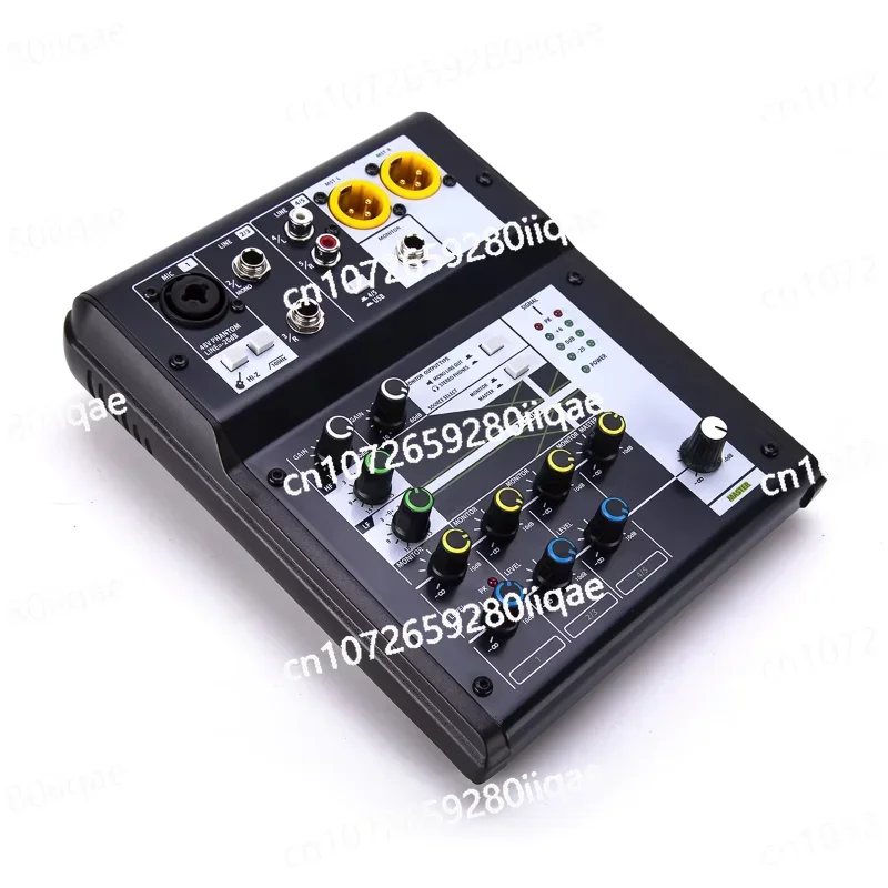 5 channel audio mini mixer dj console sound card