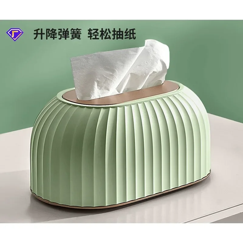 

Paper Extraction Box Home Living Room Creative and Slightly Luxury Style New High Sense Bathroom Desktop Tissue Box Napkin