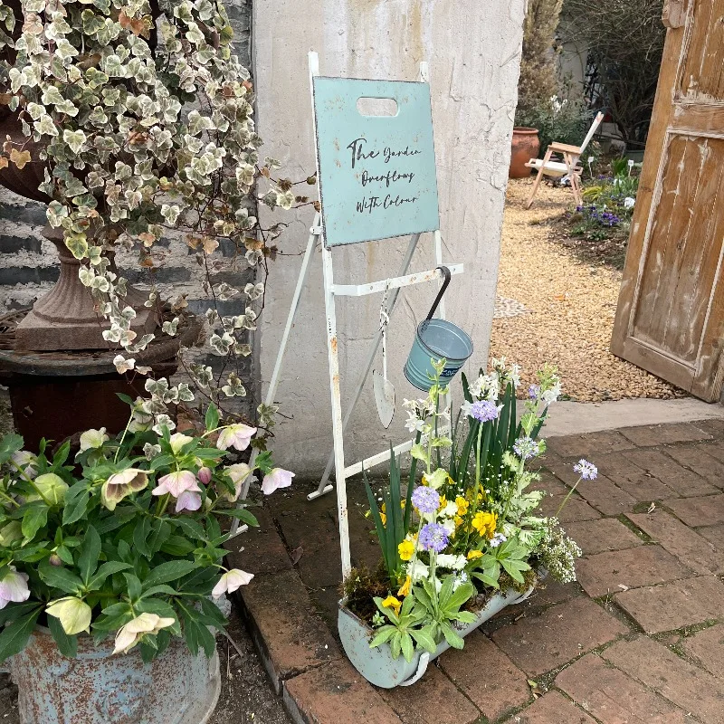garden-wrought-iron-ladder-flower-stand-balcony-outdoor-flower-pot-stand