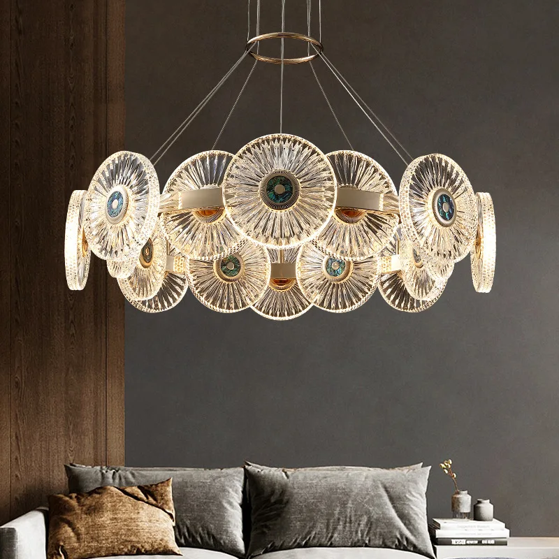 

Light luxury chandelier living room personalized creative crystal post-modern simple dining room bedroom