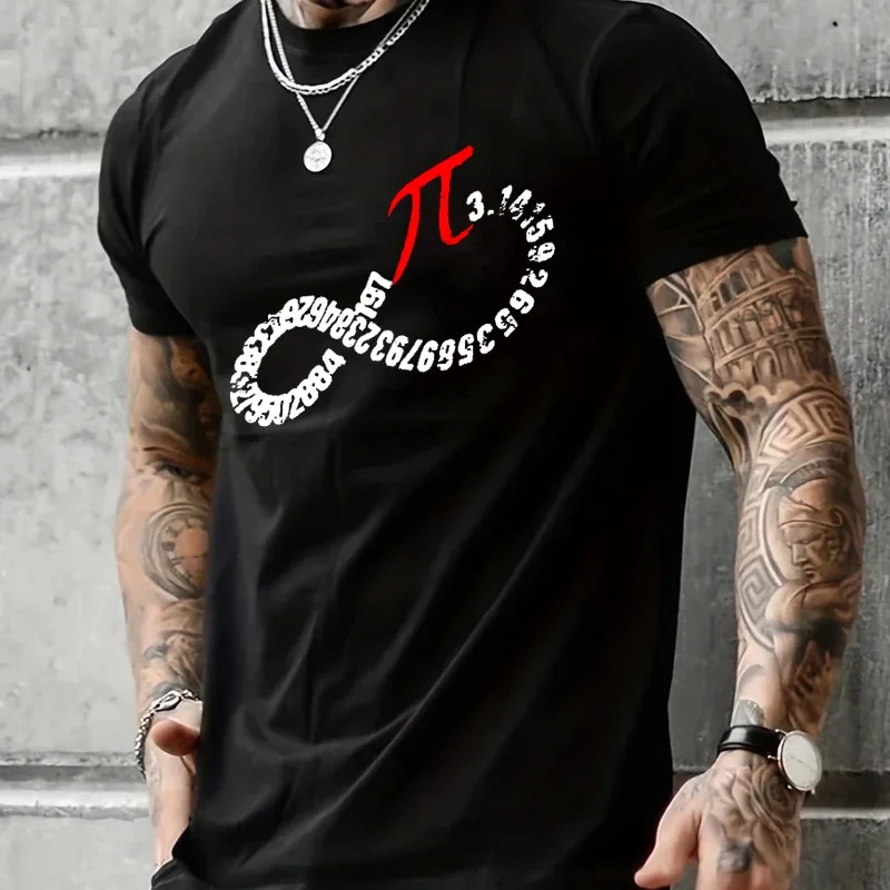 Men Clothings Math Mathematics Meme Math Number Pi T Shirt Classic Grunge Clothes Summer Men\'s Tops Harajuku O-Neck TShirt Tops