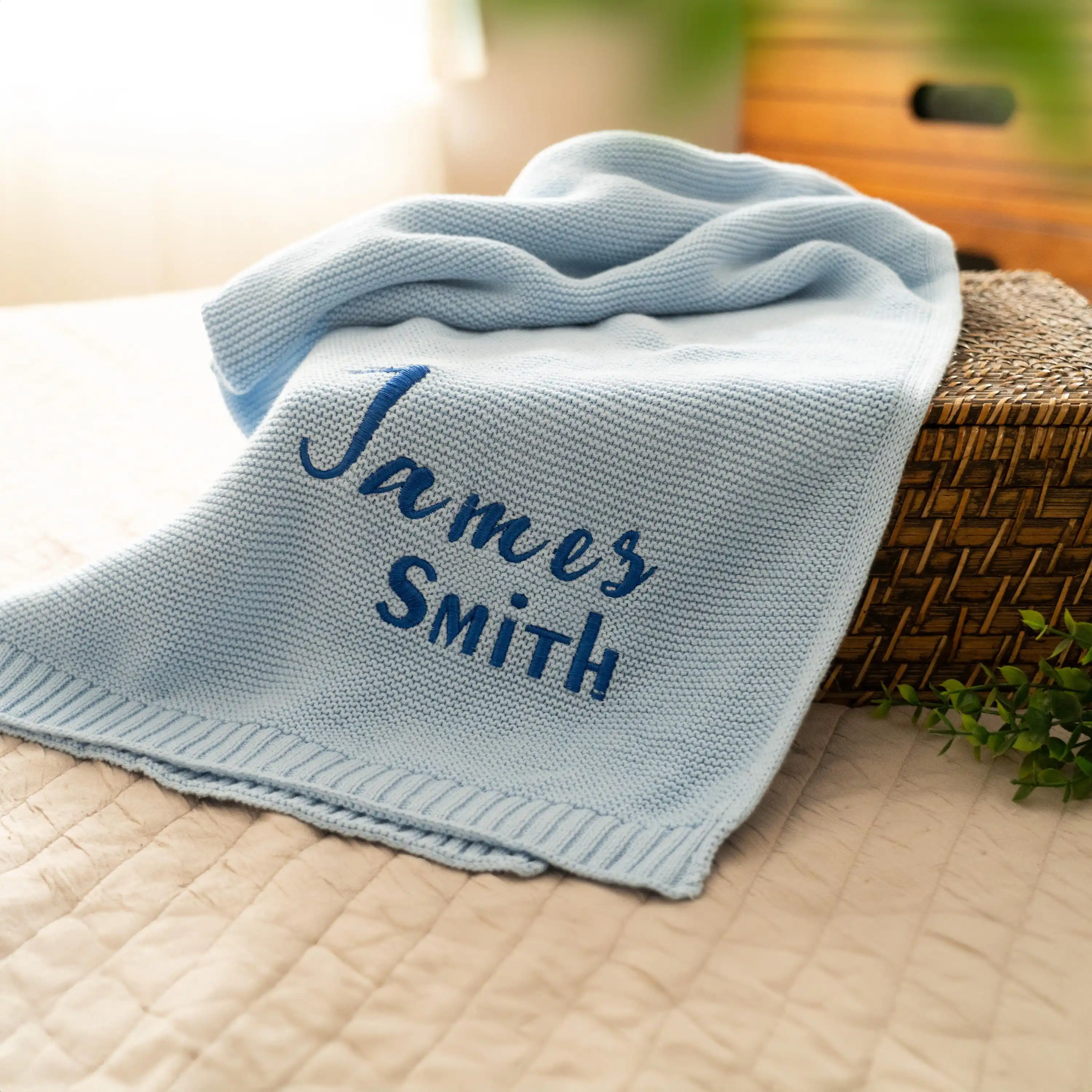 شخصية مخصصة مطرزة مكتنزة متماسكة الطفل بطانية 40X30 بوصة اليدوية الحضانة البطانيات الوليد الطفل هدايا لصبي/فتاة