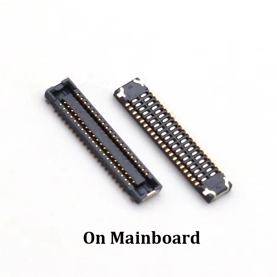 2-10pcs/lot New 40PIN LCD Display FPC Connector Port Plug on Mainboard/Cable/Flex For Xiaomi Redmi Note 9/ Note 9S/ Note 10S