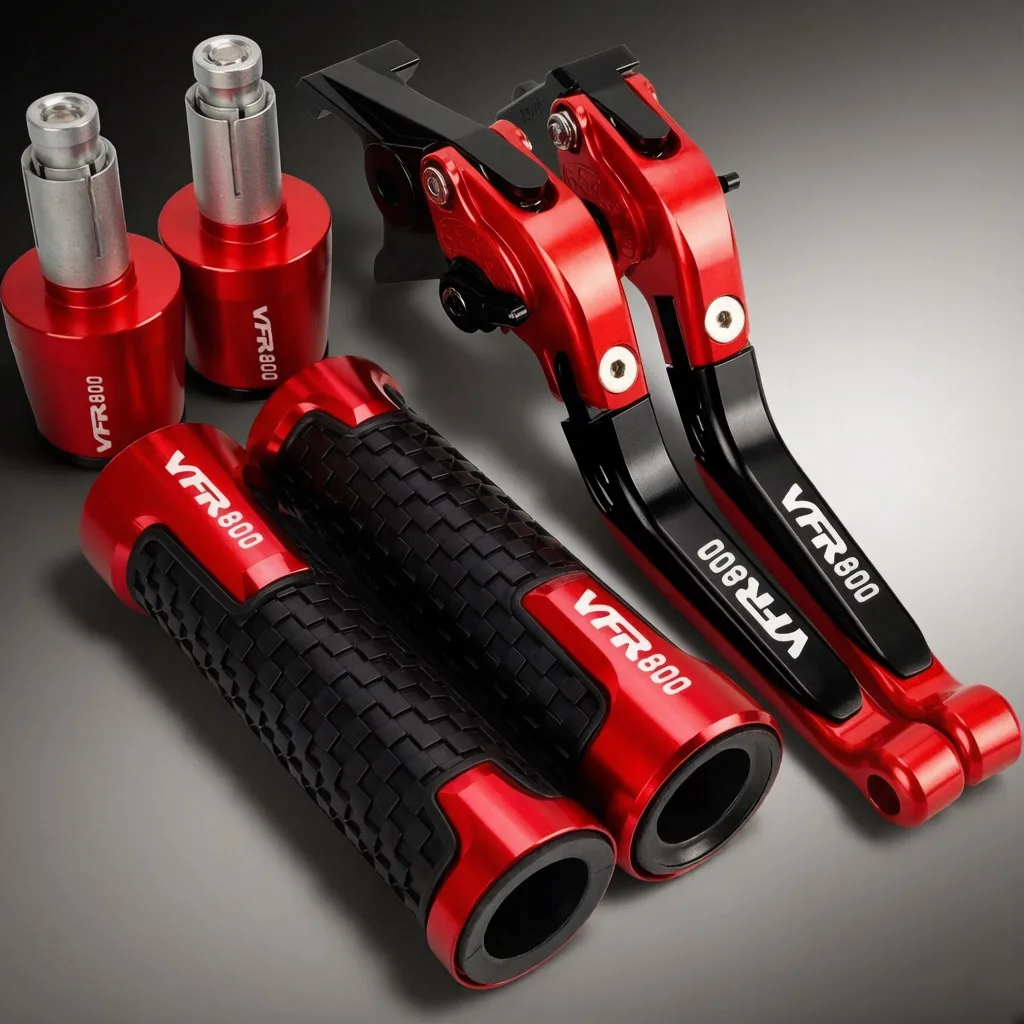 

For HONDA VFR800 VTEC VFR 800 2002 -2017 Motorcycle Clutch Lever Brake Levers Moto Handlebar Handle Hand Grips Ends Cap