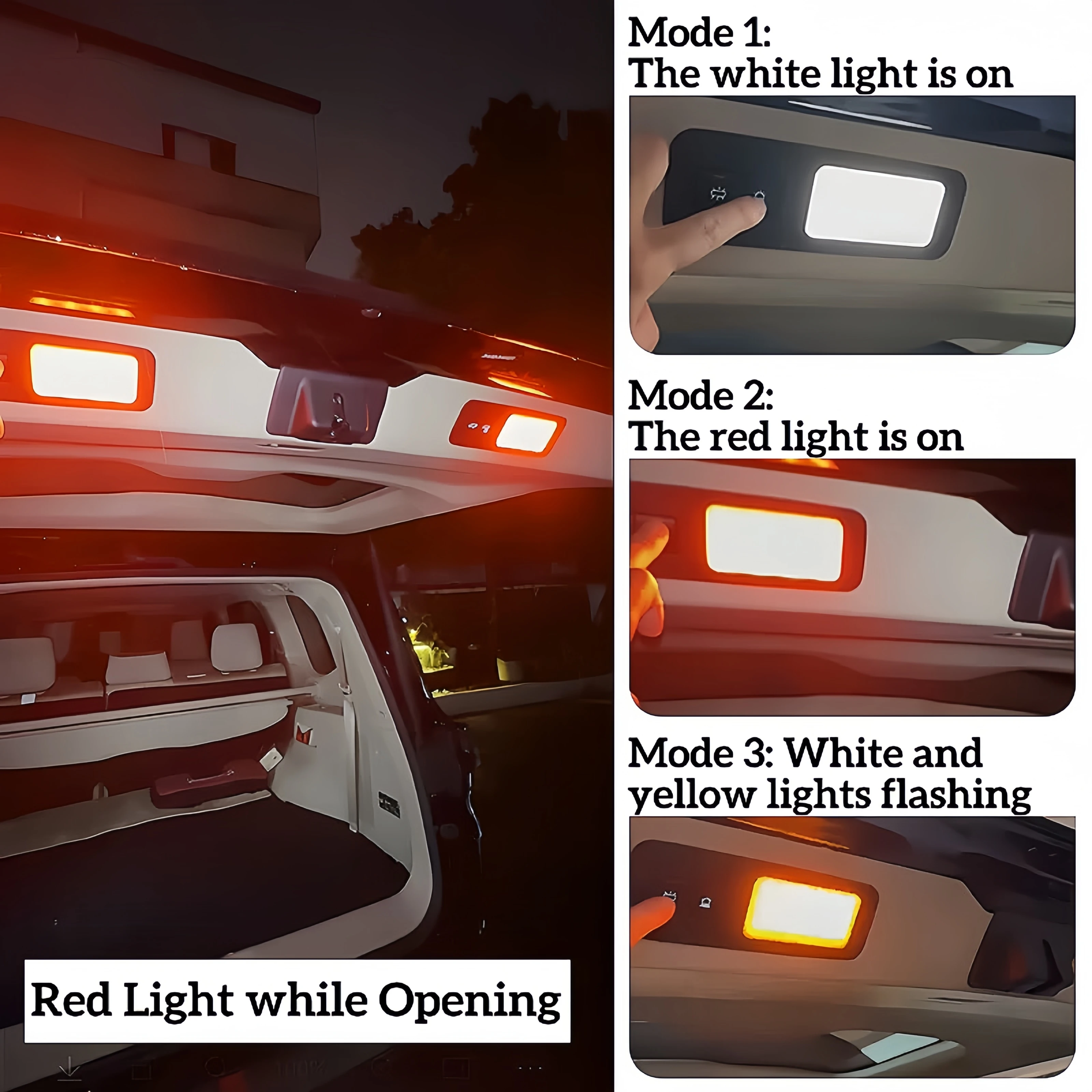 Rear Hatch Trunk Light Camping Lamp For Toyota Land Cruiser 300 LC300 2022-2026 Prado Custom Interior Exterior Accessories