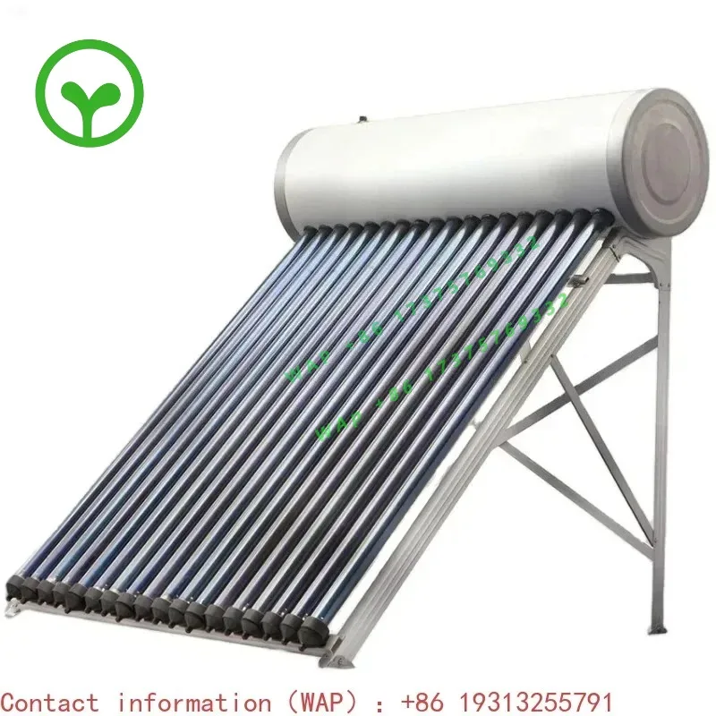 【Best-selling】Solar Water Heater System 180L Compact Heat Pipe Calentador De Agua Aluminum Alloy Pressurized Solar Water Heater