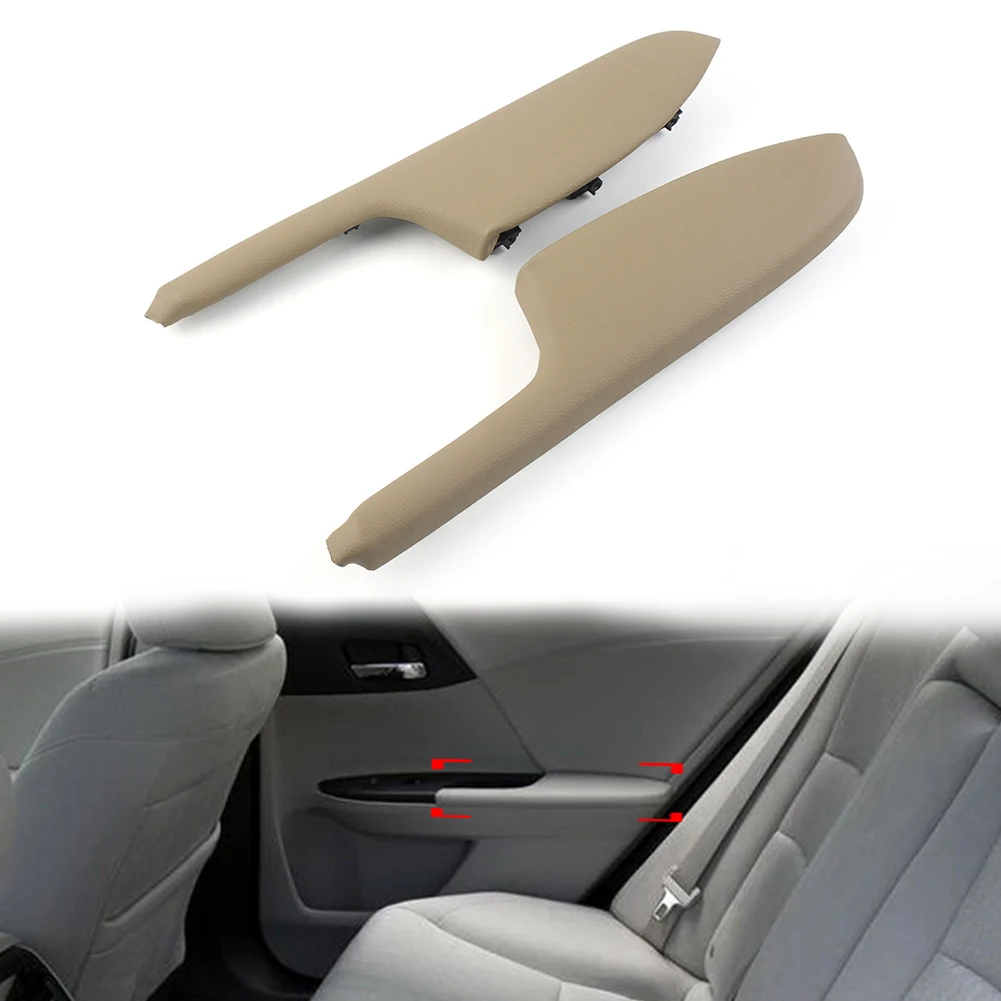 2 PCS Beight Car Rear Door Armrest Lid Latch Panel Cover For Honda Accord 9th Generation 2013 2014 2015 2016 2017