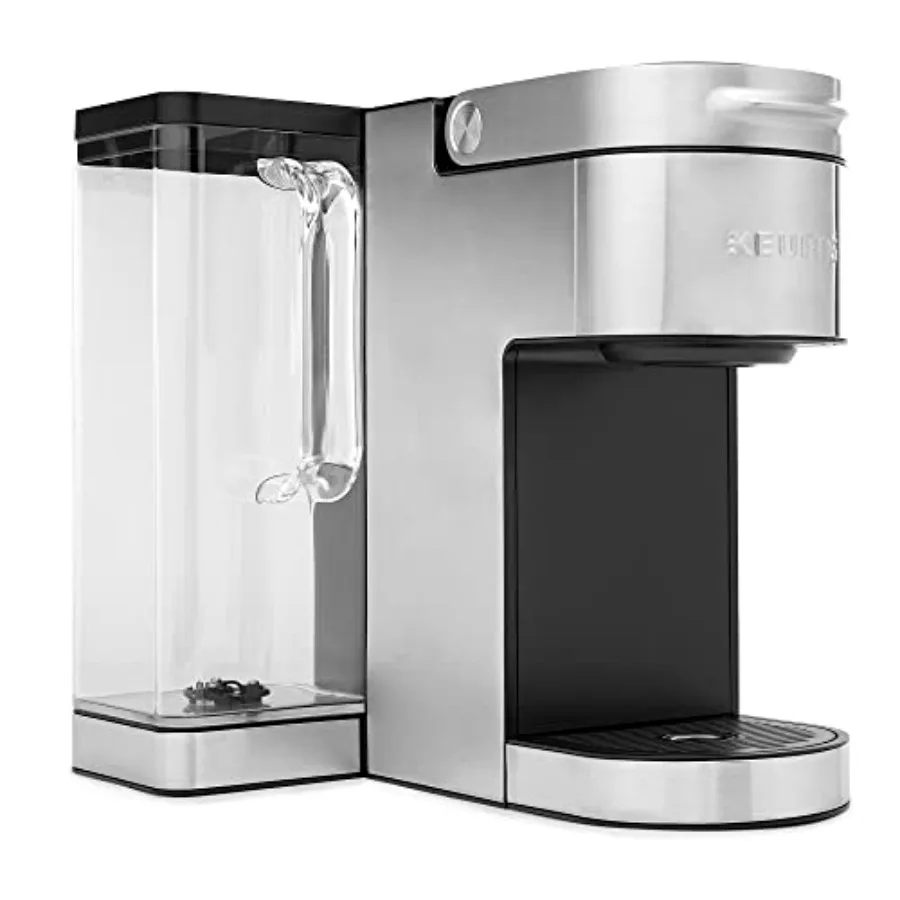 

Кофеварка K-Cup на одну порцию с технологией MultiStream, съемный резервуар на 78 унций, программируемый набор, плавник из нержавеющей стали