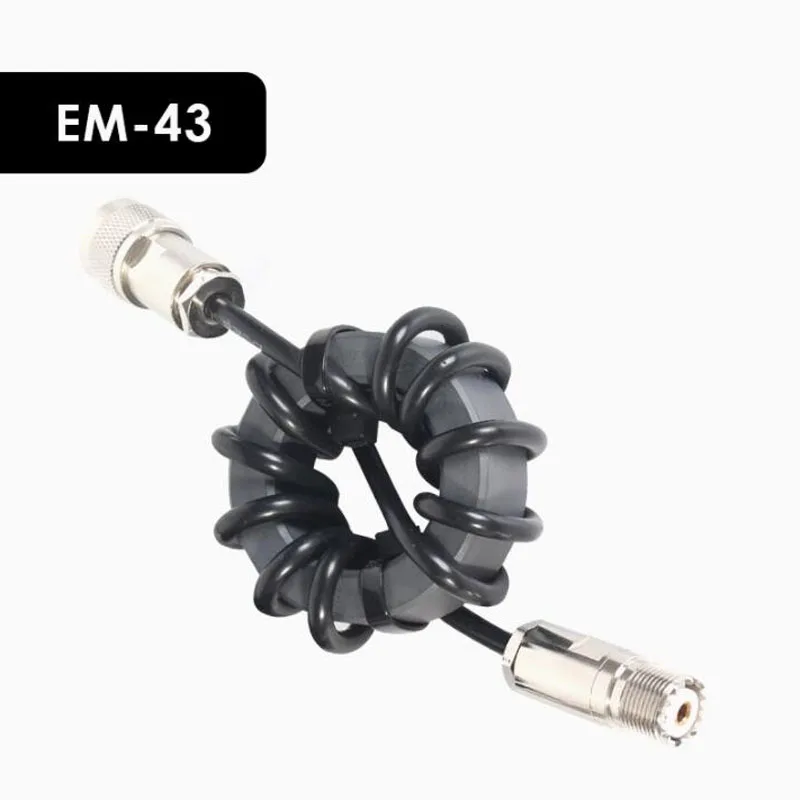 

EM-43 HF Choke Balun 1.8-30MHz for Shortwave Radio – 1:1 Current Balun – Common Mode Noise Suppressor (1000W PEP)
